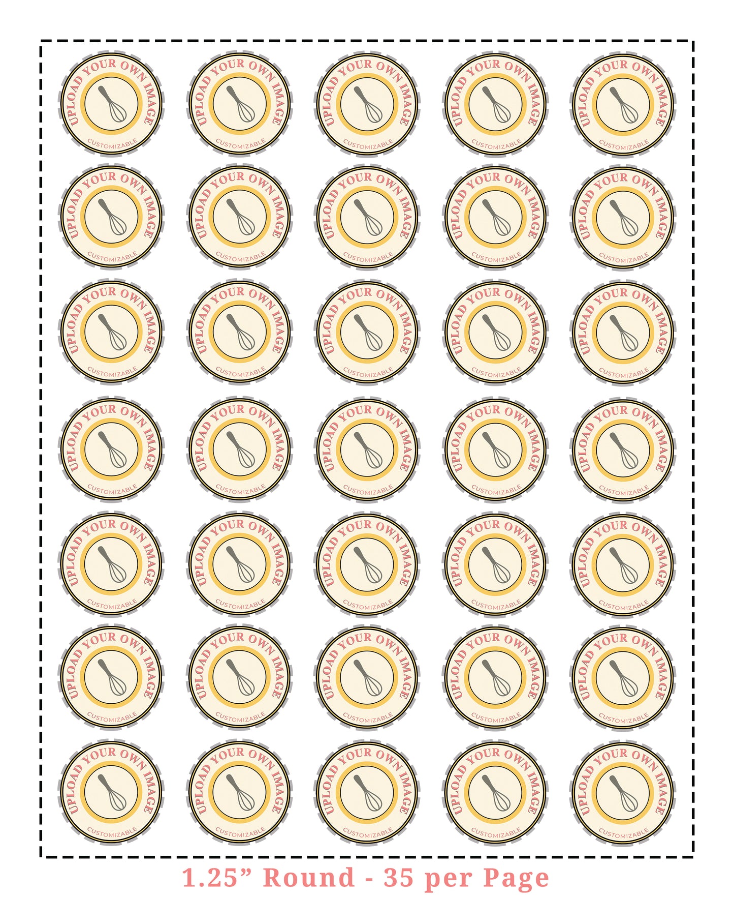 Edible Image// 1.25" Round