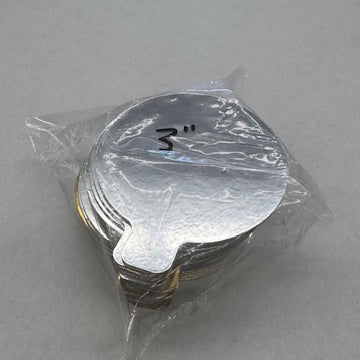 Mono-Portion Pads, Gold/Silver - 3" (24 Pack)