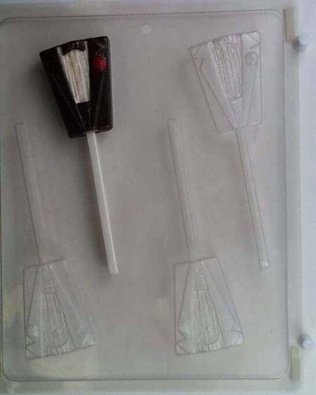 Chocolate// Candy Mold, Lollipop - Any Occassion, Tuxedo