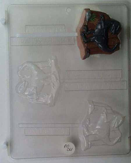 Chocolate// Candy Mold, Lollipop - Dinosaur, Dinosaur Tyrannosaurus Rex