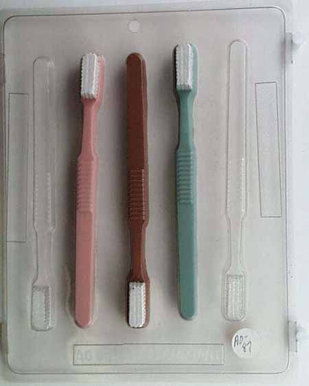 Chocolate// Candy Mold - Any Occassion, Toothbrush