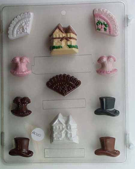 Chocolate// Candy Mold, Mini - Any Occassion, Victorian Assortment