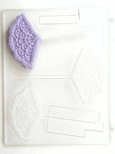 Chocolate// Candy Mold, Lollipop - Any Occassion, Large Fan
