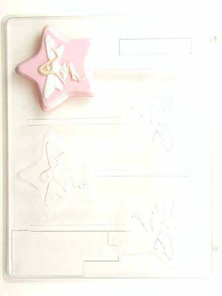 Chocolate// Candy Mold, Lollipop - Any Occassion, Fairy on Star