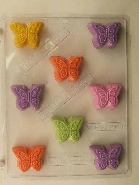 Molde para chocolate/caramelo, mini - Animal, mariposa pequeña