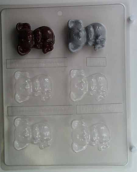 Chocolate// Candy Mold, Mini - Animal, Koala #1