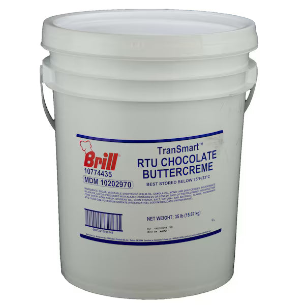 Brill // Chocolate Buttercream Frosting 35 lb.