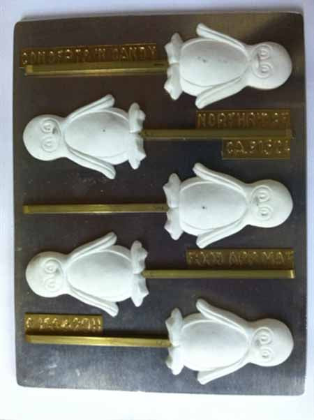 Chocolate// Candy Mold, Lollipop - Animal, Penguins #2