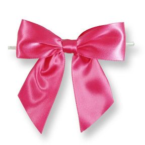 Extra Large Bows // Fuchsia with Twisty 4ct