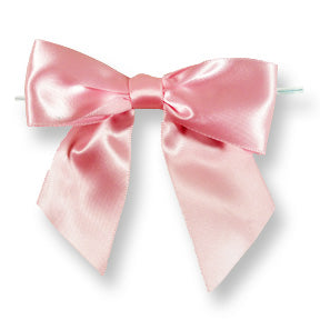Extra Large Bows // Light Pink with Twisty 4ct