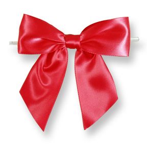 Extra Large Bows // Red with Twisty 4ct