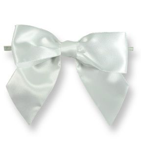 Extra Large Bows // White with Twisty 5ct