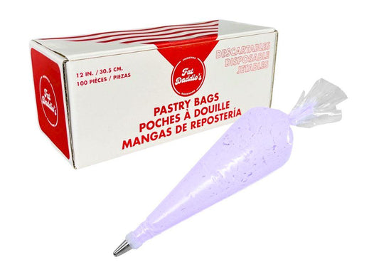 Fat Daddio's // Disposable Pastry Bags 12" 100ct