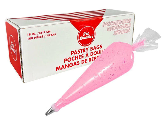 Fat Daddio's // Disposable Pastry Bags 18" 100ct