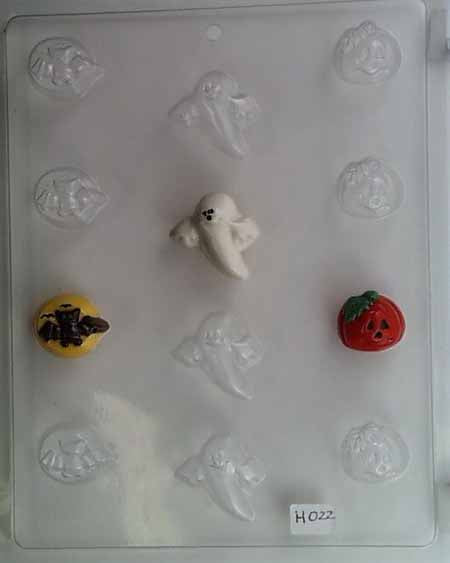 Chocolate// Candy Mold, Mini - Halloween, Small Halloween Assortment
