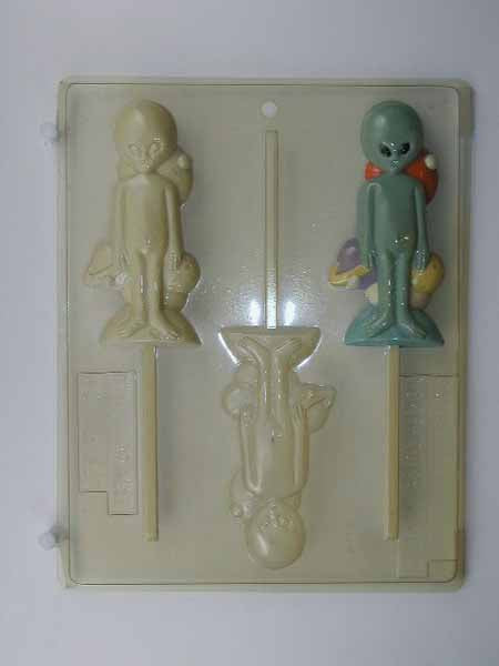 Chocolate// Candy Mold, Lollipop - Halloween, Full-Bodied Aliens