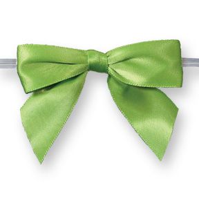 Large Bows // Lime Green with Twisty 5ct