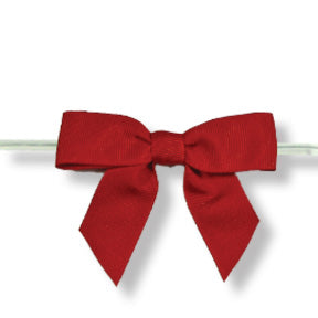 Large Bows // Red with Twisty 6ct
