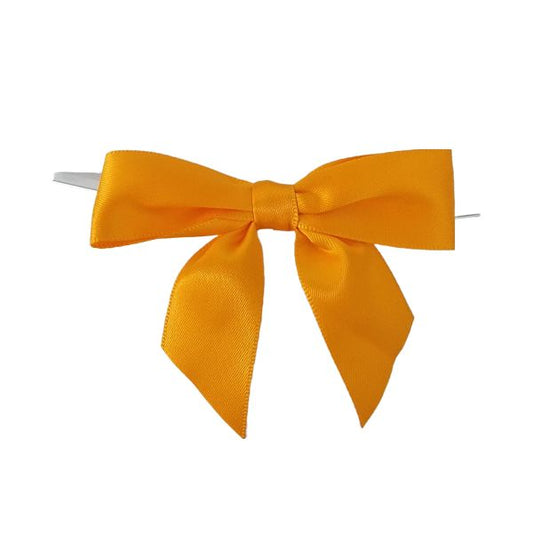 Extra Large Bows // Tangerine with Twisty 4ct