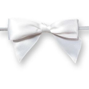 Large Bows // White with Twisty 6ct