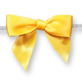 Large Bows // Yellow Gold with Twisty 6ct