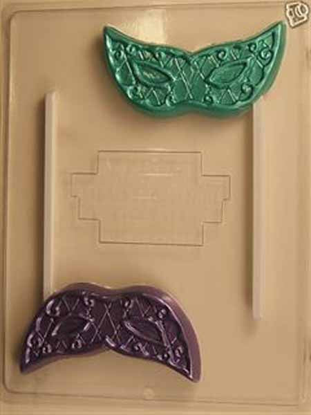 Chocolate// Candy Mold, Lollipop - Party, Mardi Gras Mask