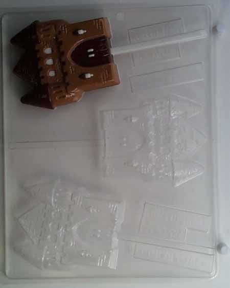 Chocolate// Candy Mold, Lollipop - Party, Castle
