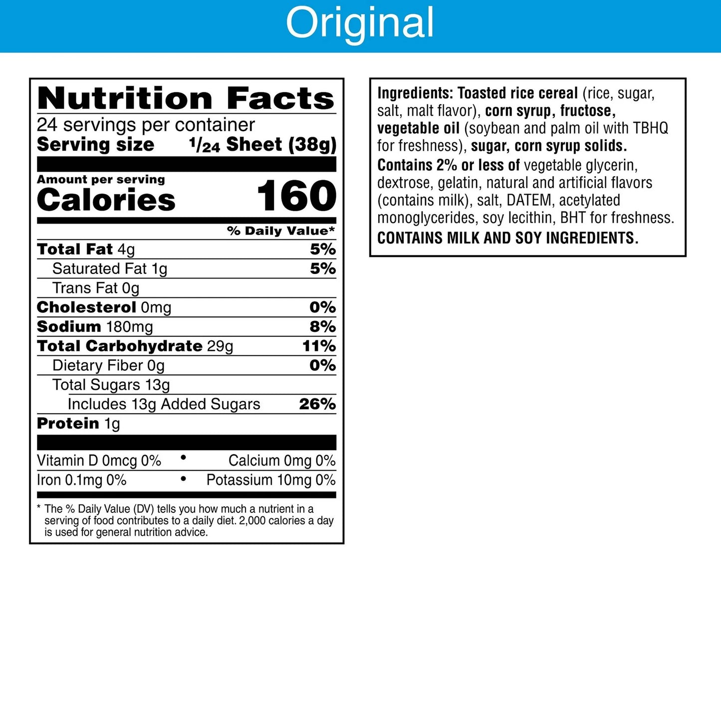 Rice Krispies Treats // Treat Sheet 32 oz