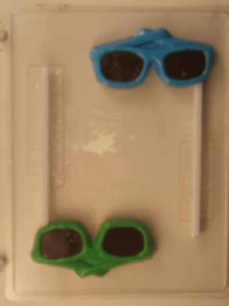 Chocolate// Candy Mold, Lollipop - Vacation, Sunglasses with Frames