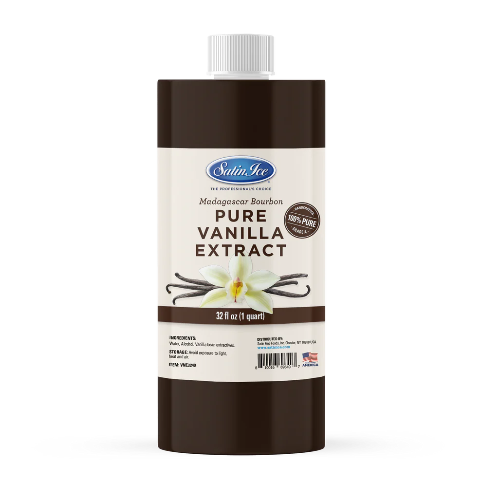 Satin Ice // Pure Vanilla Extract , 32 fl. oz.