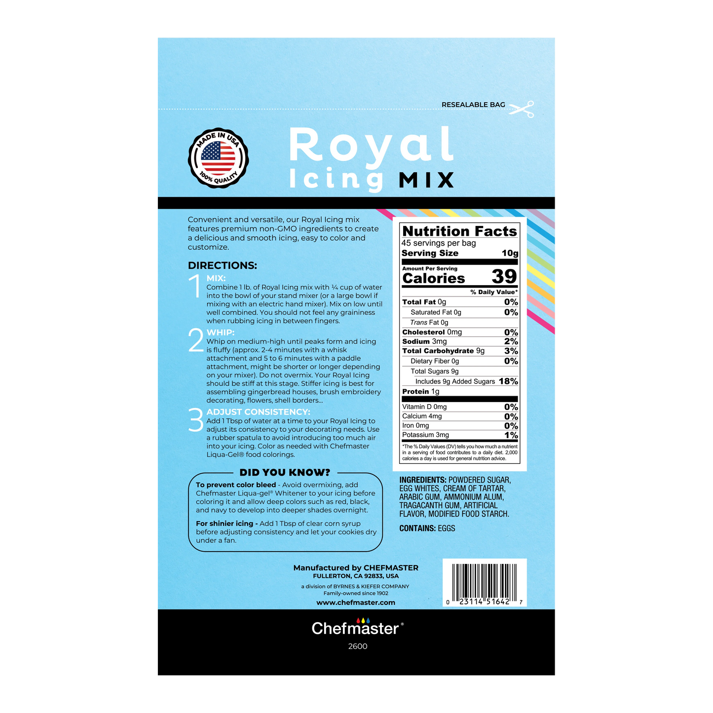 Chefmaster®// Royal Icing 16oz.