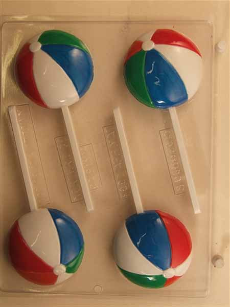 Chocolate// Candy Mold, Lollipop - Sports, Beach Ball