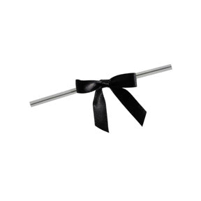 Small Bows // Black with Twisty 12ct