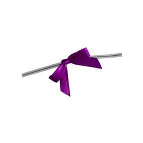 Small Bows // Purple with Twisty 12ct