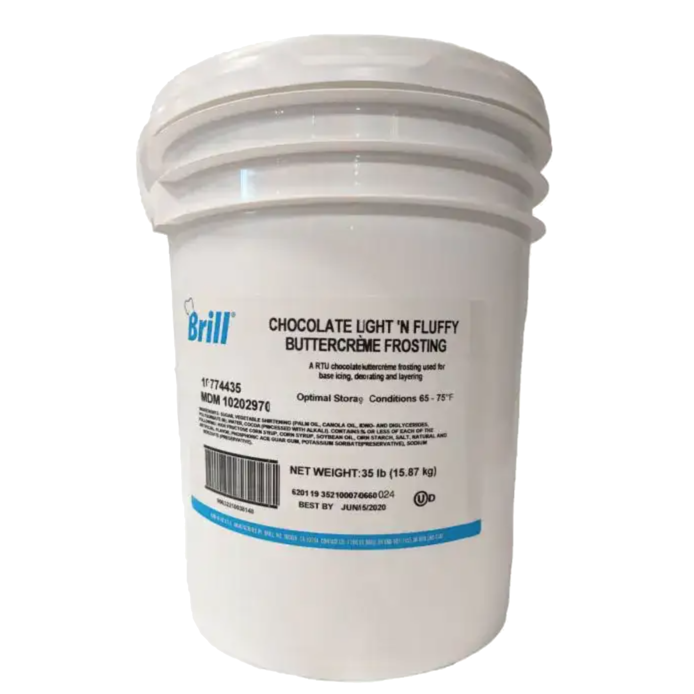 Բրիլ // Շոկոլադե կարագով կրեմով գլազուր 35 ֆունտ։