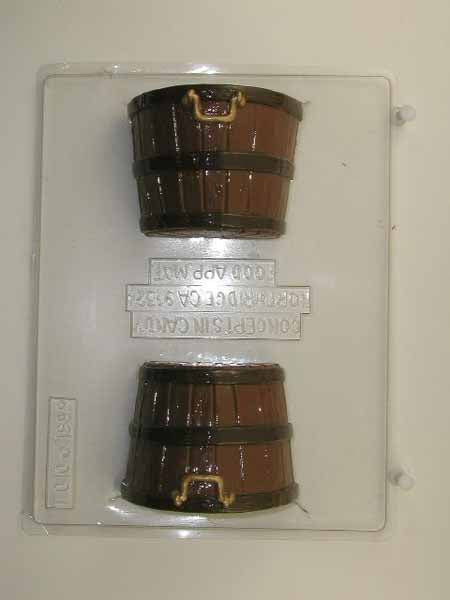 Chocolate// Candy Mold, 3D - Thanksgiving, 3D Old Fashion Barrels