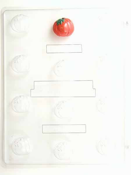 Chocolate// Candy Mold, Mini - Thanksgiving, Small Pumpkin