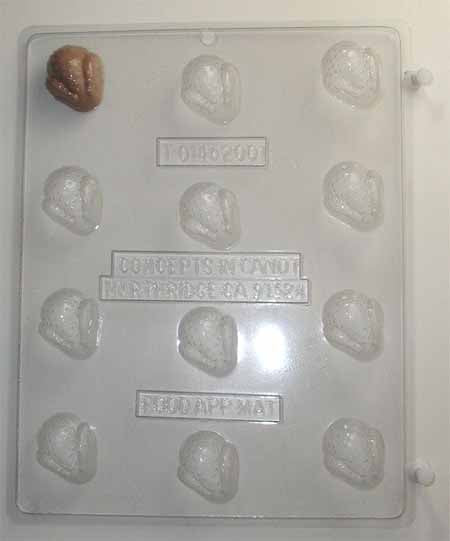 Chocolate// Candy Mold, Mini - Thanksgiving, Small Turkey