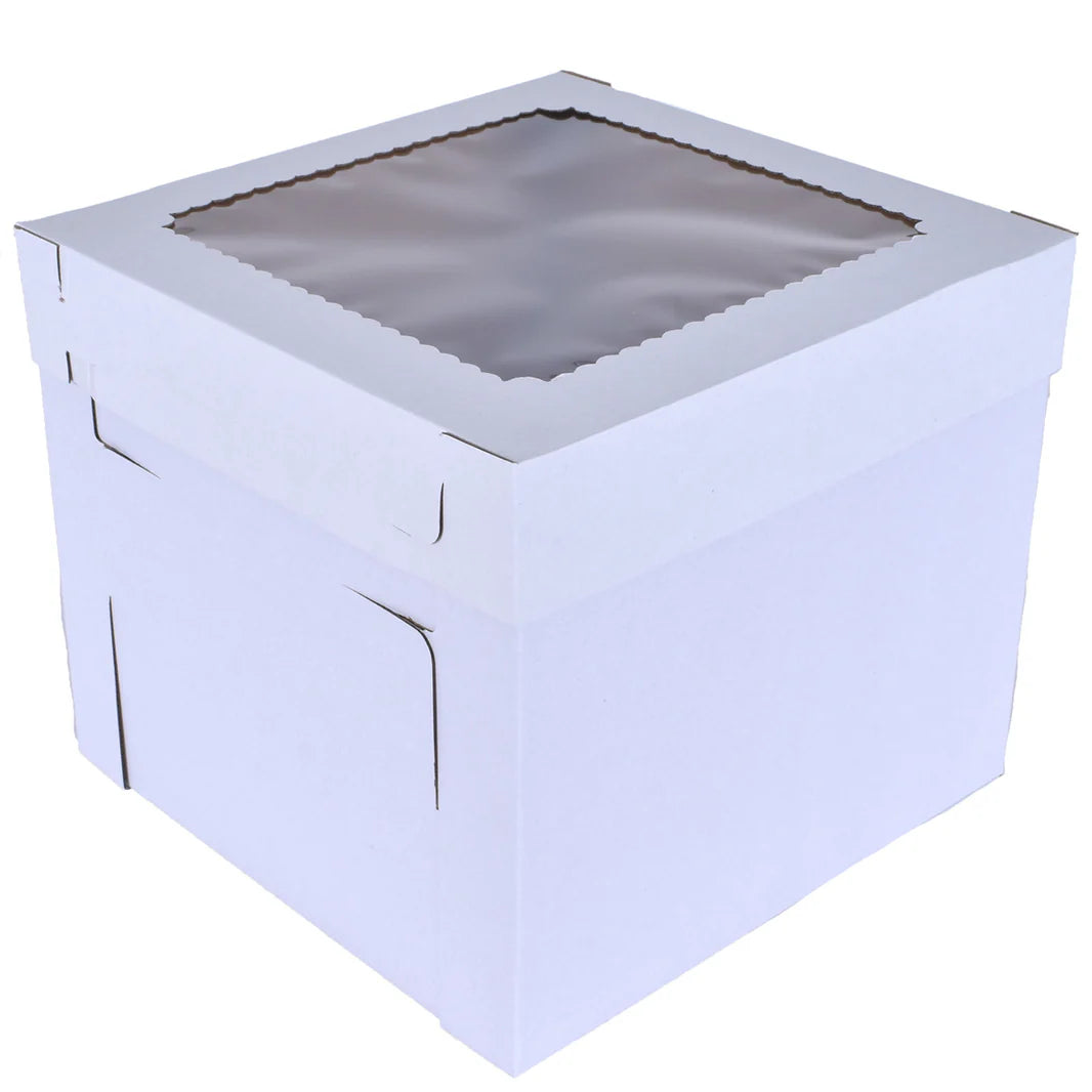 Cake Box with Window - 12"Deep (Individual)