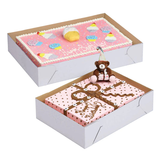 Oversized Cake Box (B-Flute 5"Deep) - Bottom Only (Individual)