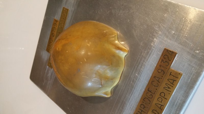 Chocolate// Candy Mold, 3D - Halloween, 3D Skull (Back, to be used with H051)