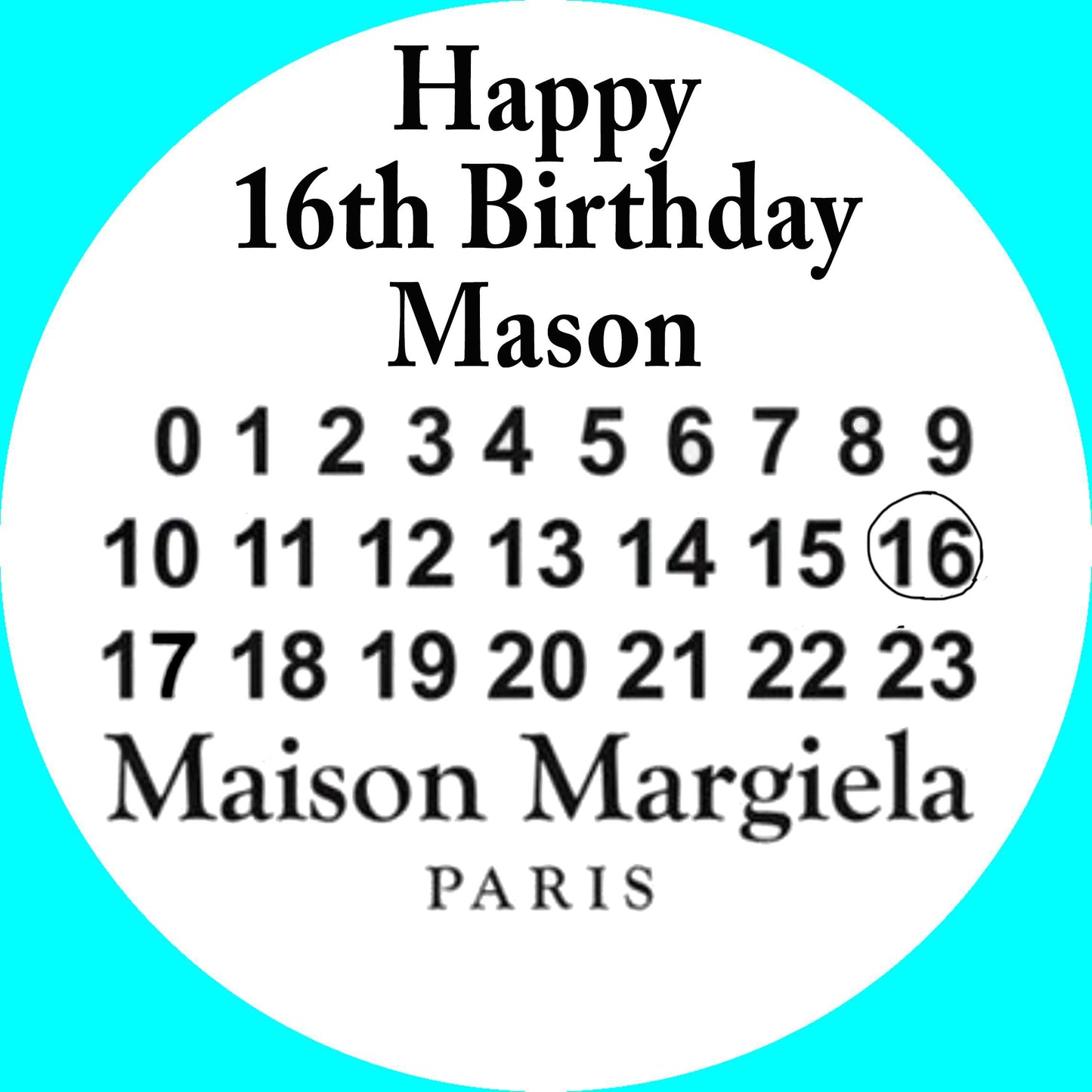 Edible Image// 5" Round