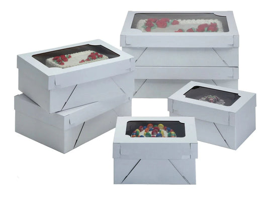 Cake Box with Window - 12"Deep (Individual)
