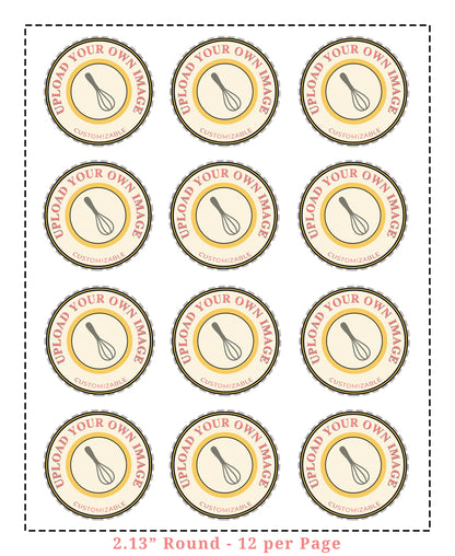 Edible Image// 2.13" Round