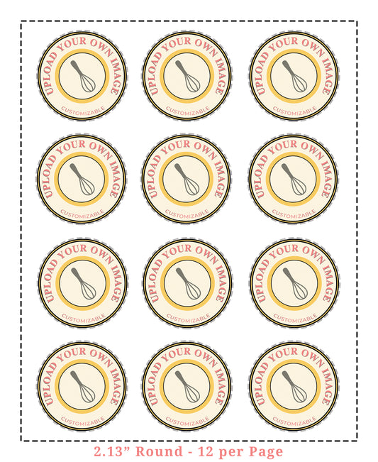 Edible Image// 2.13" Round