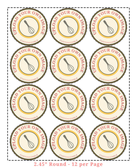 Edible Image// 2.45" Round