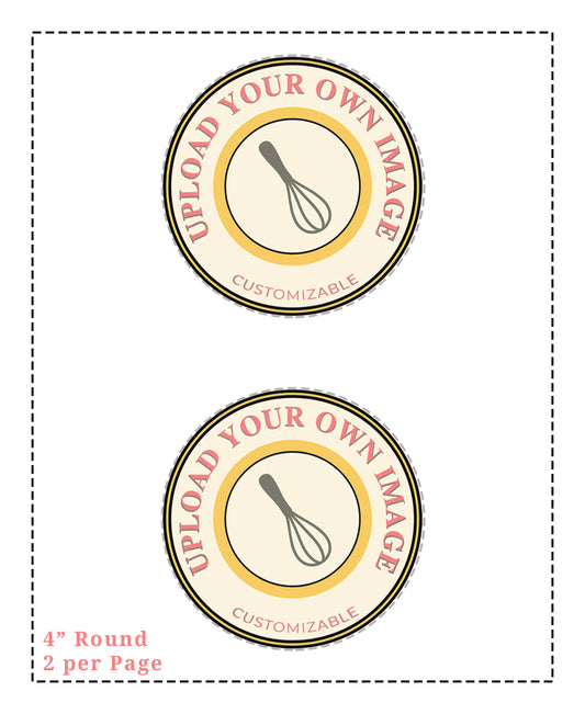 Edible Image // 4" Round