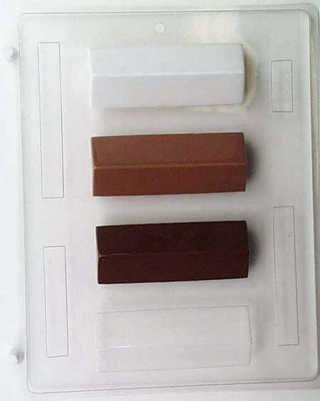 Chocolate// Candy Mold - Any Occassion, Blank Place Card, Triangular