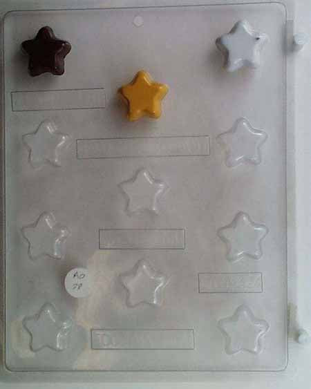 Chocolate// Candy Mold, Mini, - Any Occasion, Stars