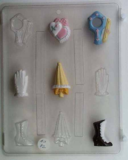 Chocolate// Candy Mold, Mini - Any Occassion, Victorian Assortment